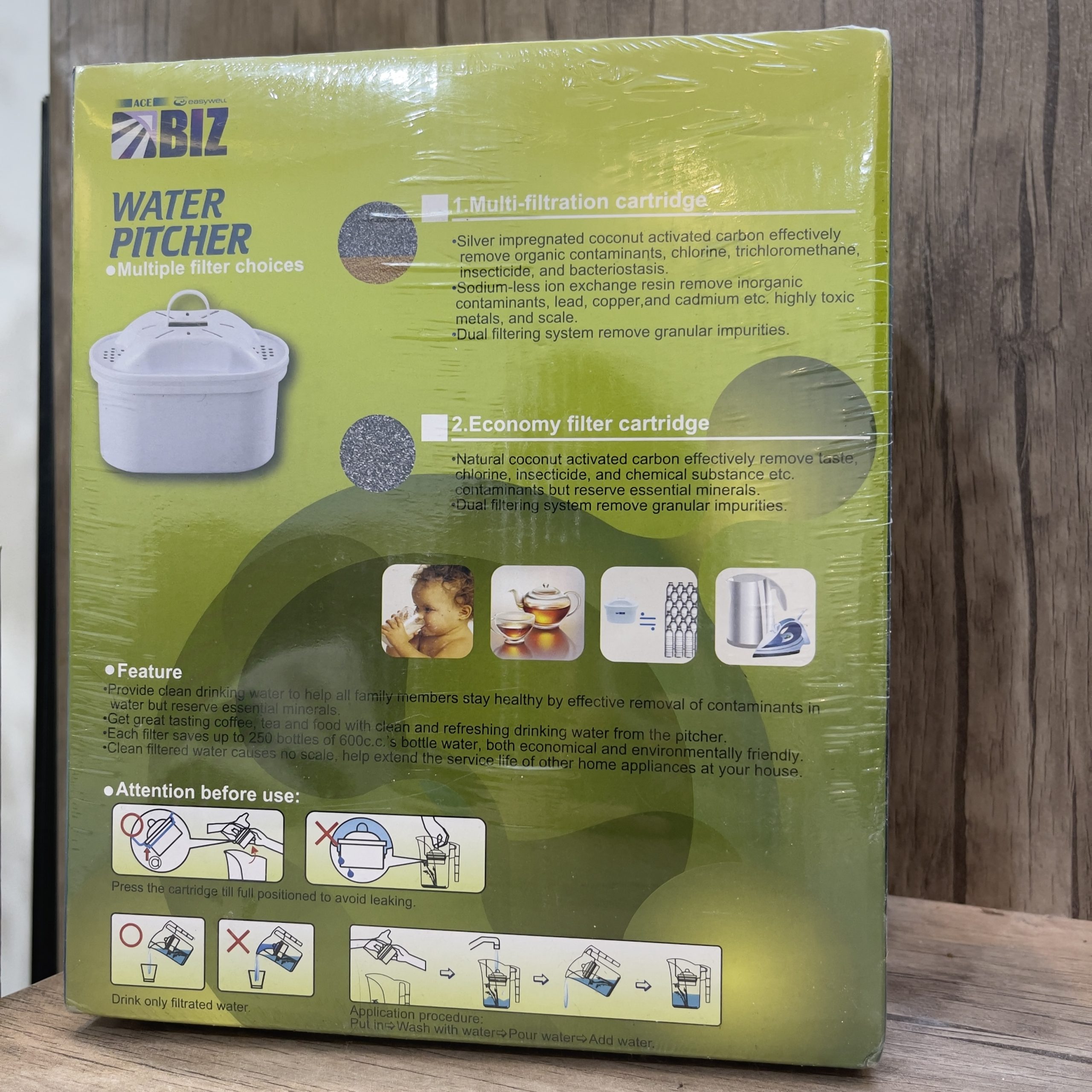 پارچ تصفیه آب Easywell تایوان همراه با یک فیلتر - Image 4